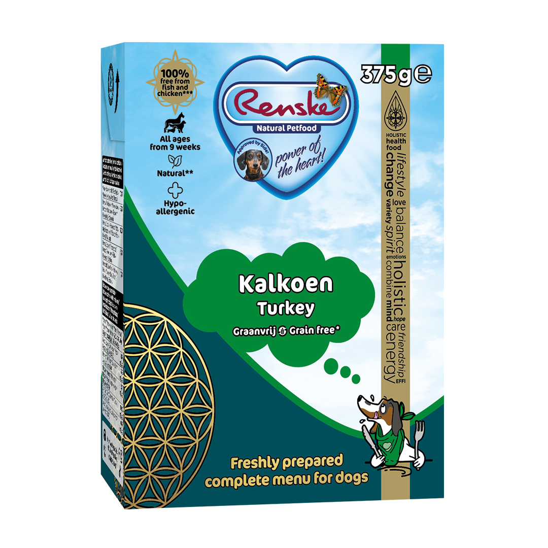 Renske vers kalkoen graanvrij - tetra 375 gram (12 stuks)
