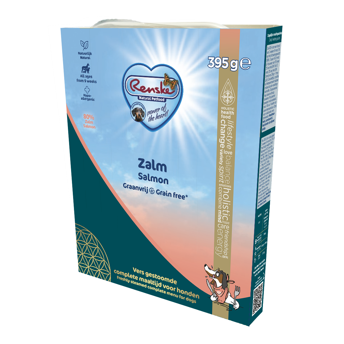 Renske Vers Gestoomde Graanvrije Zalm 395 gr (10 stuks)