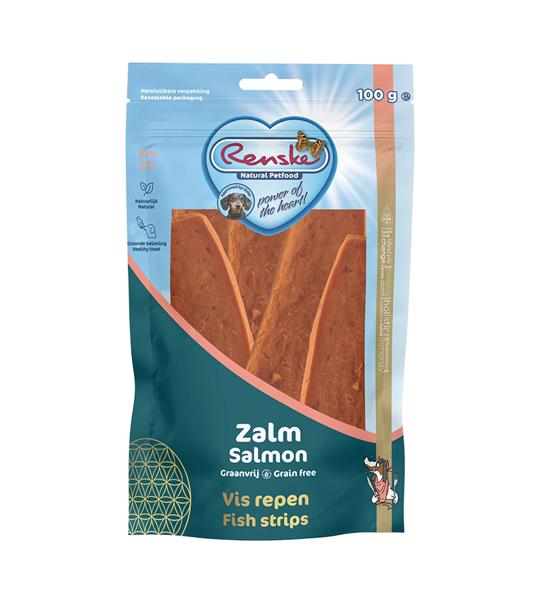 Vis Strip - Zalm 100 gram