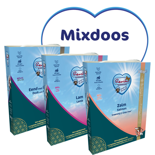 Mixdoos Vers Gestoomd 395 gram (10 stuks) - Zelf samenstellen