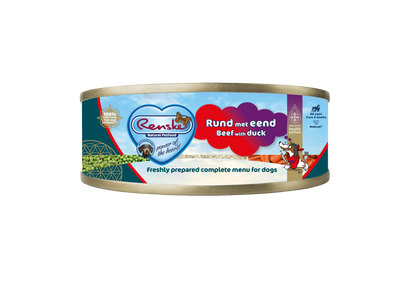 Renske Vers Rund met Eend - Blik 95 gram (24 stuks)