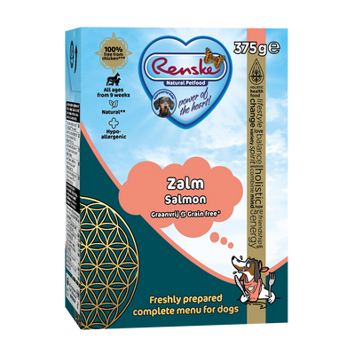 Renske vers zalm graanvrij - tetra 375 gram (12 stuks)