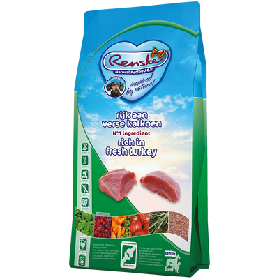 Renske Super Premium - Senior - Verse Kalkoen Graanvrij