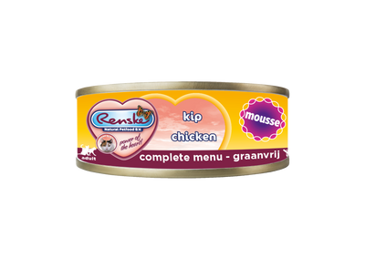 Renske Kat Verse Kip - Mousse 70 gram (24 stuks)