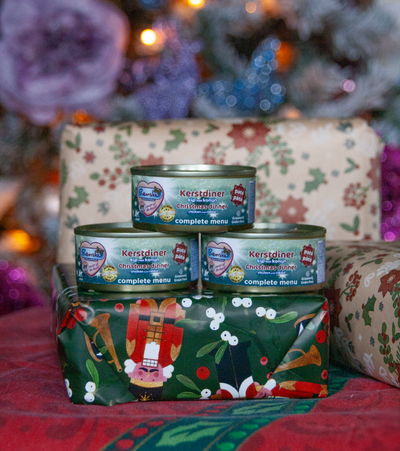 Renske vers Kat Kerstdiner - Kip met konijn paté - 70 gram (24 stuks)