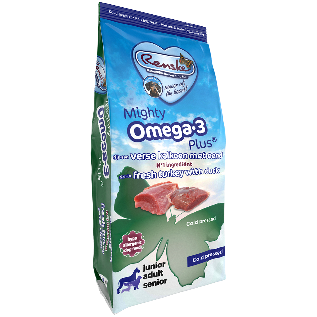 Renske Mighty Omega Plus - Kalkoen & Eend Koudgeperst