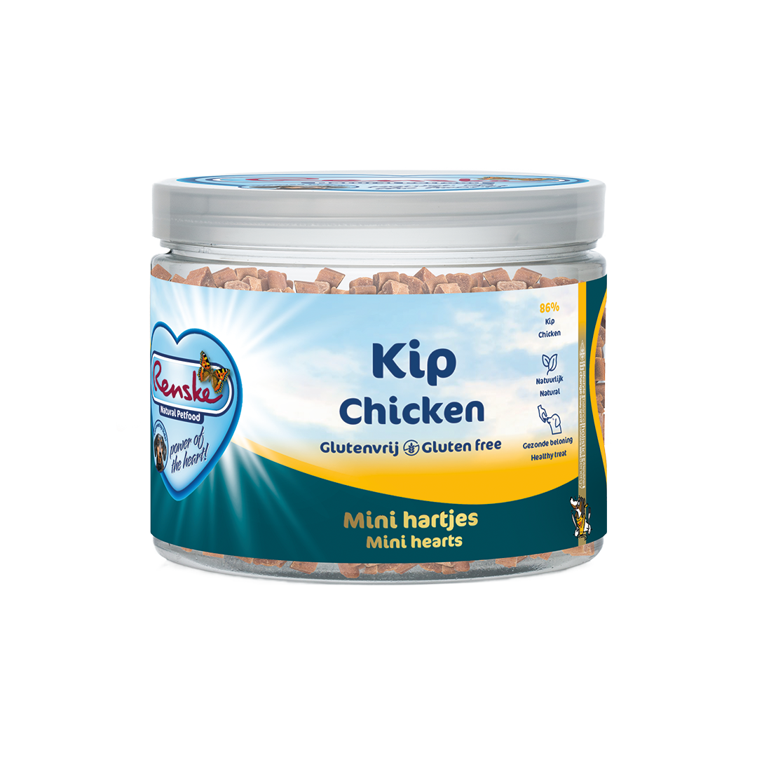 Mini hartjes kip