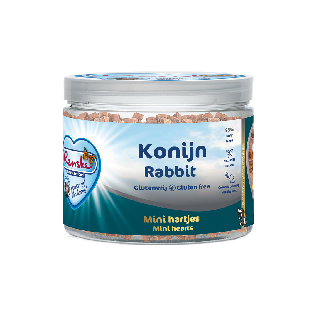 Mini hartjes konijn