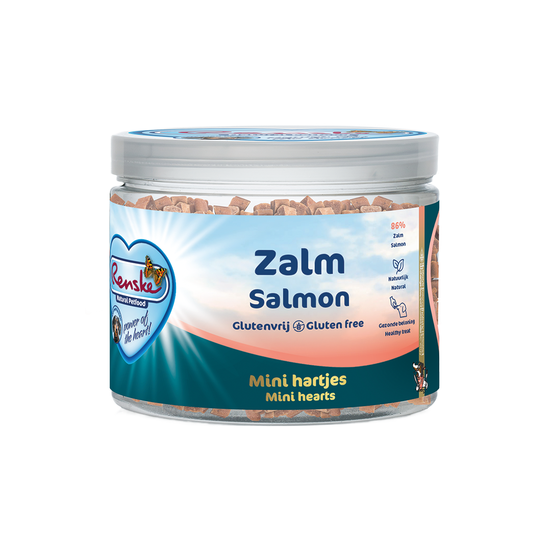 Mini hartjes zalm