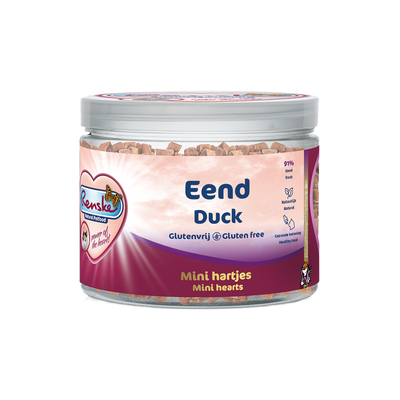 Mini hartjes kat - Eend 100 gram