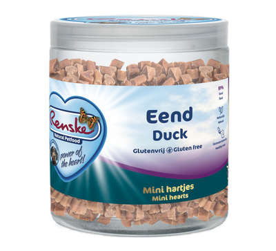 Mini hartjes eend