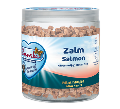 Mini hartjes zalm
