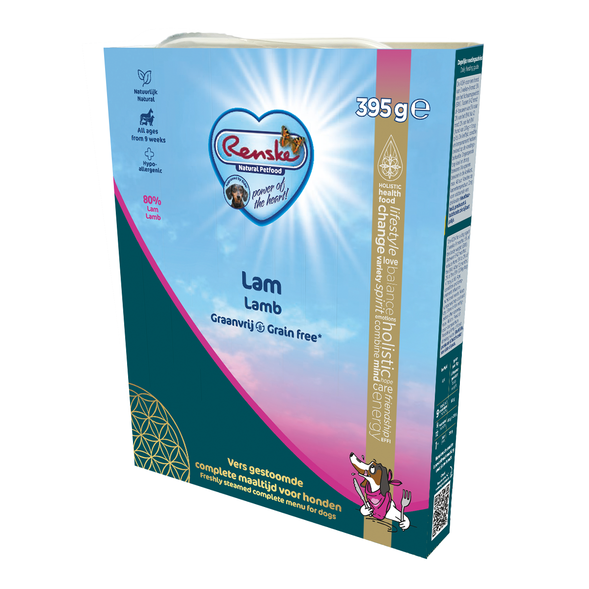 Renske Vers Gestoomde Graanvrije Lam 395 gr (10 stuks)
